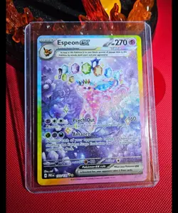 Espeon EX 155/131 Prismatic Evolutions Holo Card English, Near Mint - Image 1