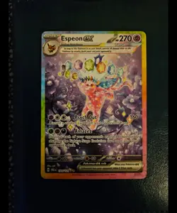 Espeon EX 155/131 Prismatic Evolutions Holo Card English, Near Mint - Image 2