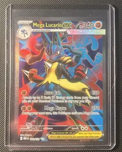 Mega Lucario Ex Full Art Ultra Rare 160/132 Pokemon Card NM/M Mega Evolutions - Image 1