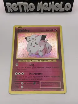 Clefairy 63/108 Reverse Holo Rare XY Evolutions Pokemon Card NM - Image 1