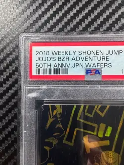 PSA9 JoJo's Bizarre Adventure Shonen Jump 50th Anniversary #22 JPN Wafers Card - Image 2