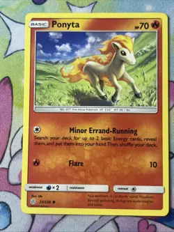 Ponyta 23/236 -LP SM Cosmic Eclipse - Pokemon 2019 Common TCG Card (A) - Image 1
