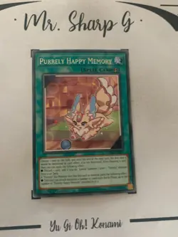 PURRELY HAPPY MEMORY - 1st EDITION AMDE-EN021 ENGLISH Yu-Gi-Oh! CARD RARE KONAMI - Image 3