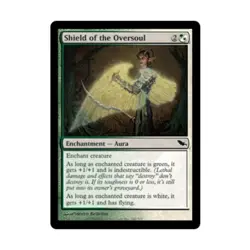WOTC MtG Shadowmoor Shield of the Oversoul (C) (Foil) VG - Image 1