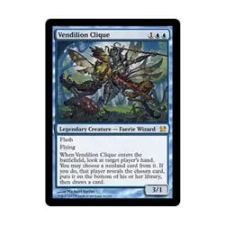 WOTC MtG Modern Masters 2013 Vendilion Clique (MR) (Foil) EX - Image 1