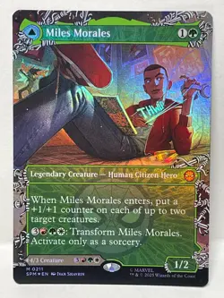 MTG Miles Morales Ultimate Spider-Man M 0211 Foil - NM - Image 1