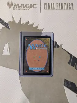 MTG Final Fantasy Traveling Chocobo Neon Black Foil Japanese Edition 0551 - Image 2