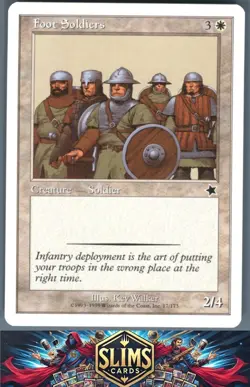 Magic the Gathering MTG Starter 1999 Foot Soldiers #17 Buy 2 Get 1 - Image 1