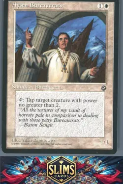 Magic the Gathering MTG Homelands Aysen Bureaucrats [Version 2] # Buy 2 Get 1 - Image 1