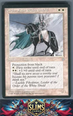 Magic the Gathering MTG Ice Age Order of the White Shield #270 Buy 2 Get 1 - Image 1