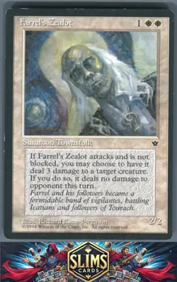 Magic the Gathering MTG Fallen Empires Farrel's Zealot (Ferguson) # Buy 2 Get 1 - Image 1
