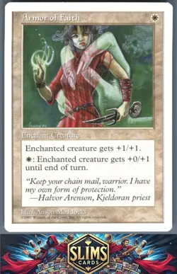 Magic the Gathering MTG Fifth Edition Armor of Faith # Buy 2 Get 1 - Image 1