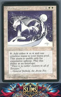 Magic the Gathering MTG Ice Age Adarkar Unicorn # Buy 2 Get 1 - Image 1
