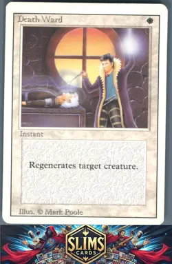 Magic the Gathering MTG Revised Edition Death Ward # Buy 2 Get 1 - Image 1