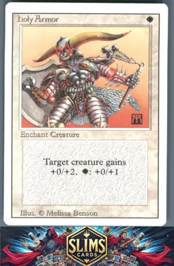 Magic the Gathering MTG Revised Edition Holy Armor # Buy 2 Get 1 - Image 1