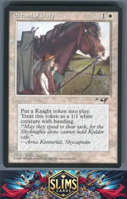 Magic the Gathering MTG Alliances Errand of Duty #128 Buy 2 Get 1 - Image 1