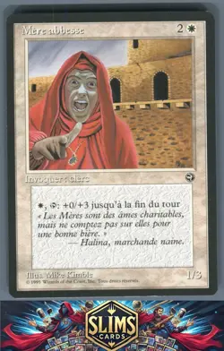 Magic the Gathering MTG Homelands Abbey Matron #103 Buy 2 Get 1 - Image 1