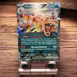 Charizard ex 125/197 Holo Double Rare Full Art Obsidian Flames Pokemon TCG Mint - Image 1