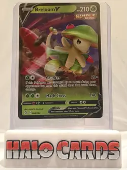 PACK FRESH Breloom V Full Art Ultra Rare Holo 006/264 Pokemon Fusion Strike J - Image 1