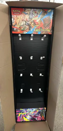 Pokemon Mega Evolution Retail Floor Display. NO PACKS! Just Empty Display. - Image 1