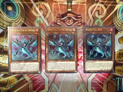 3 Snake-Eye Ash OP25-EN002 Ultimate Rare Yugioh ( 2 Copies Euro French) - Image 1