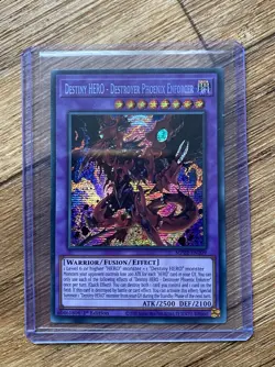 Destiny Hero Destroyer Phoenix Enforcer MP22-EN209 Prismatic Secret Rare Yugioh - Image 2