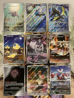 Mega Evolution Illustration Rare Lot of 9 Cards IR Full Art English - NM/M 🔥 - Image 1