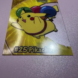 2000 Topps Pokemon Pikachu #PC1 #25 TV Animation Clear Card NM - Image 2