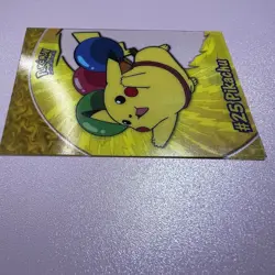 2000 Topps Pokemon Pikachu #PC1 #25 TV Animation Clear Card NM - Image 5