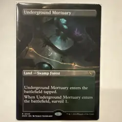 MTG: 2x Underground Mortuary Cards 1 Borderless 1 Reg Murders at Karlov Manor - Image 3