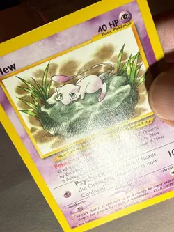 DAMAGED Mew 47 WoTC Promo "Lily Pad Mew" Pokemon Card - Image 3