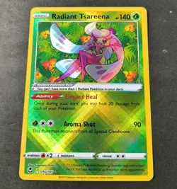 Pokemon Silver Tempest Radiant Tsareena Holo Rare Card 016/195 NM - Image 1