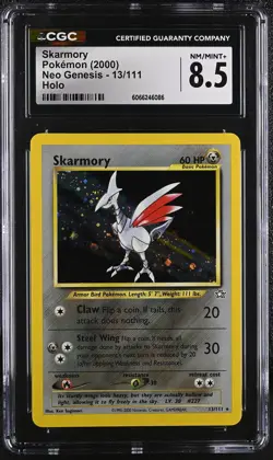CGC 8.5 Skarmory 2000 Neo Genesis 13/111 Holo Pokemon Card - Image 1