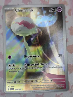 Chimecho 179/167 S&V Twilight Masquerade Illustration Rare Pokemon Card - Image 1