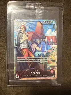 One Piece Shanks PSA Promo Card (OP09-001) - July 2025 SEALED - Image 1
