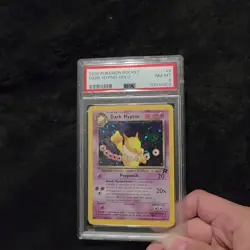 Pokemon TR Dark Hypno Holo Card 9/82 Unlimited Edition Rare PSA 8 NM-MT - Image 2