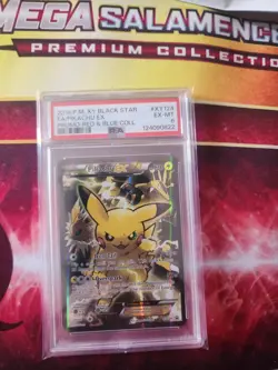 Pikachu EX XY124 XY Holo PSA 6 Promo Card - Image 1