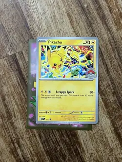 Pokemon Pikachu TCG SVP 225 2025 Worlds Promo Card NM Fresh Condition - Image 1