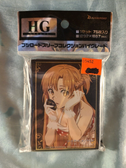 Bushiroad Sword Art Online Asuna Yuuki Import Card Sleeves *New/Sealed* - Image 1