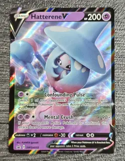 Hatterene V SWSH055 - SWSH Black Star Promo - Pokemon Card - Near Mint - Image 1