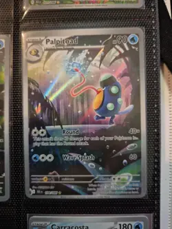 Pokemon Palpitoad Illustration Rare Card 104/086 S&V Black Bolt Near Mint/Mint - Image 1