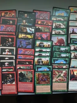 120 Visions. MTG Cards Only Lot. Old Vintage. octvis2 Solfatara,Feral Instinct - Image 5