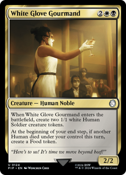 White Glove Gourmand #124 | Near Mint | Fallout Magic MTG - Image 1