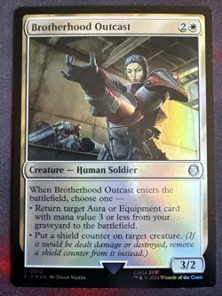 Brotherhood Outcast Foil - PIP 0012 - NM - MTG Magic - Image 1