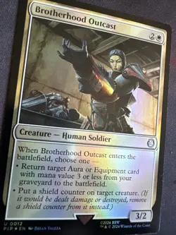 Brotherhood Outcast Foil - PIP 0012 - NM - MTG Magic - Image 2
