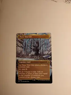 Three Tree City (Borderless) (0340) Bloomburrow Regular - Image 1