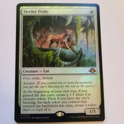Magic the Gathering - Ocelot Pride (Foil) - Modern Horizons 3 - NM - Image 1