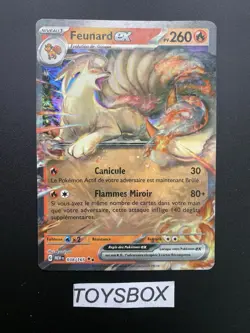 Carte Pokemon Feunard EX 038/165 / Bloc EV Serie 151 EV3.5 / NEUF FR - Image 2