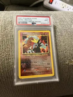 2001 Pokemon Game Entei - Rev.foil Pokemon 3 Movie Promo - Image 1