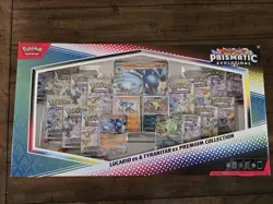 Pokemon TCG Prismatic Evolutions Lucario EX Tyranitar EX Premium Collection NEW - Image 4